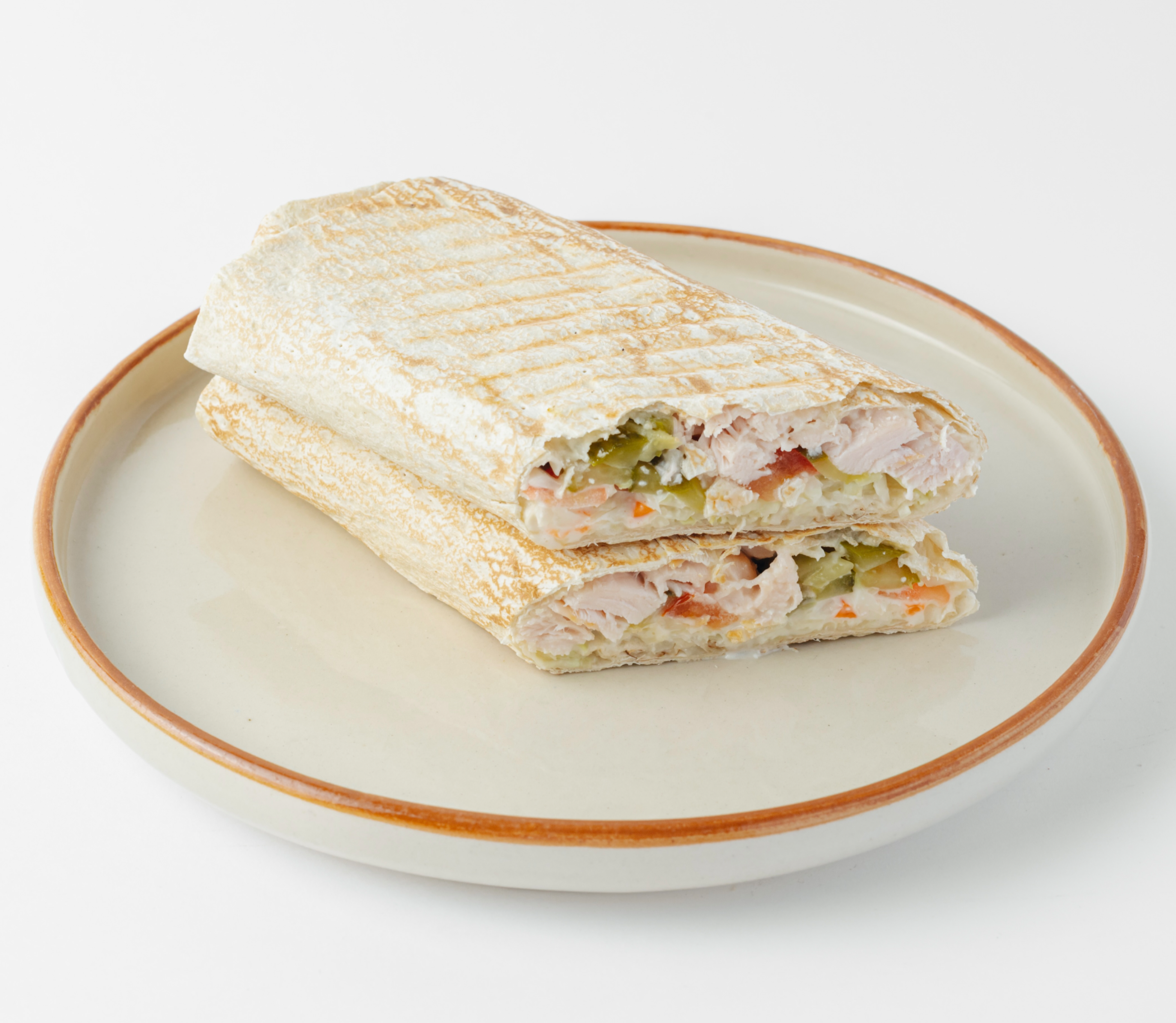 Шаверма с копченой курицей